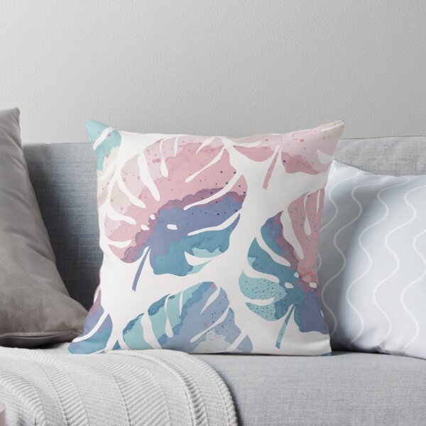Item preview, Rainbow Monstera Leaf Pattern designed and sold by Lisa Kalma | Brindie.