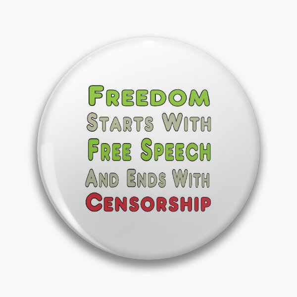 Item preview, Freedom, Free Speech and Censorship designed and sold by Mark-Ewbie.
