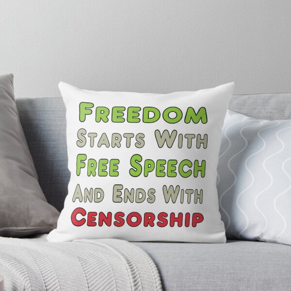 Item preview, Freedom, Free Speech and Censorship designed and sold by Mark-Ewbie.
