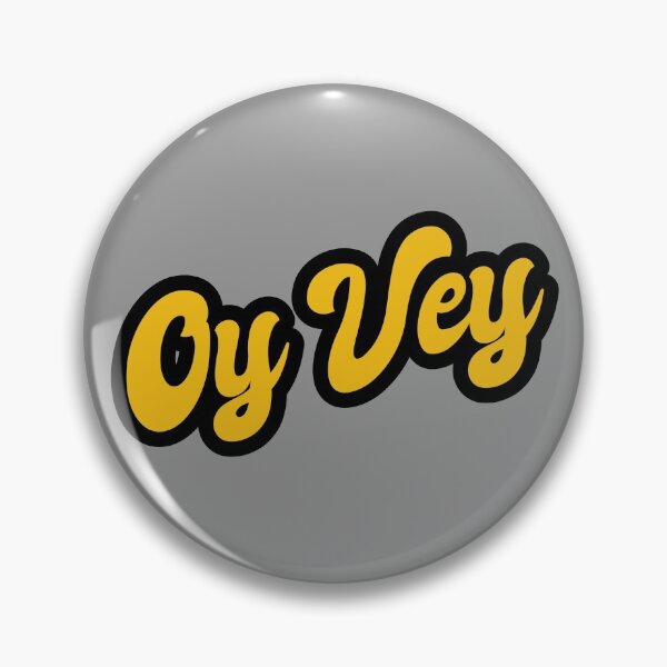 Item preview, Oy Vey - Yellow, Black designed and sold by Chubuter.