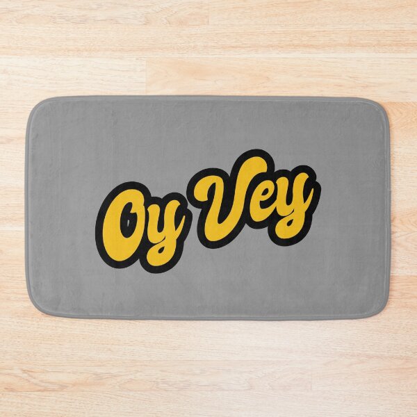 Item preview, Oy Vey - Yellow, Black designed and sold by Chubuter.