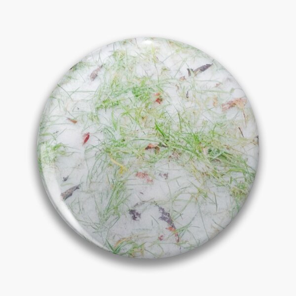 Item preview, First snow, natural background, green grass covered with snow  designed and sold by helenkaiy.