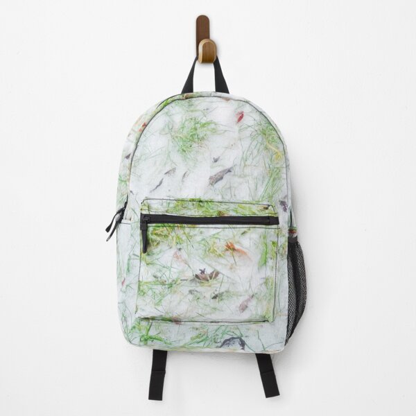 Item preview, First snow, natural background, green grass covered with snow designed and sold by helenkaiy.