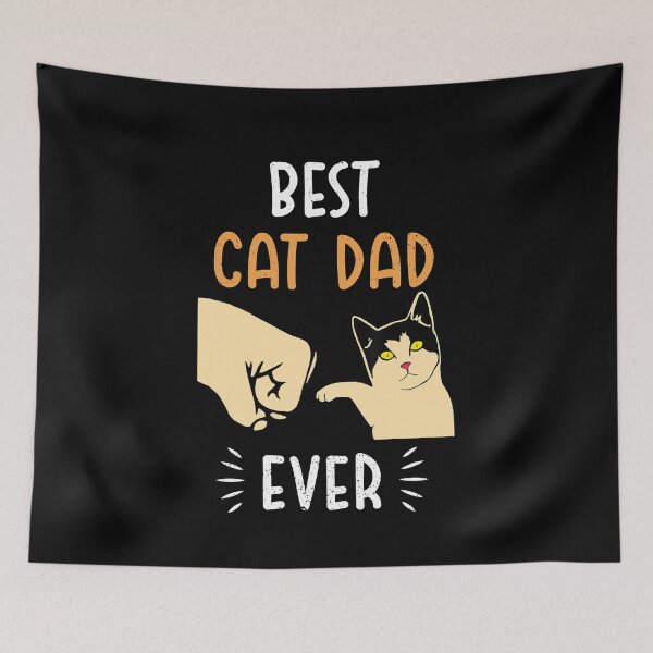 Item preview, Best Cat Dad Ever T-Shirt designed and sold by NDTStore.