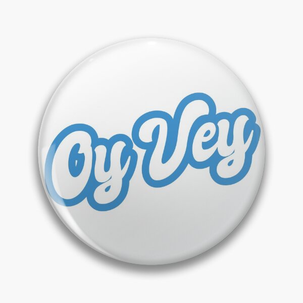 Item preview, Oy Vey - White, Blue designed and sold by Chubuter.