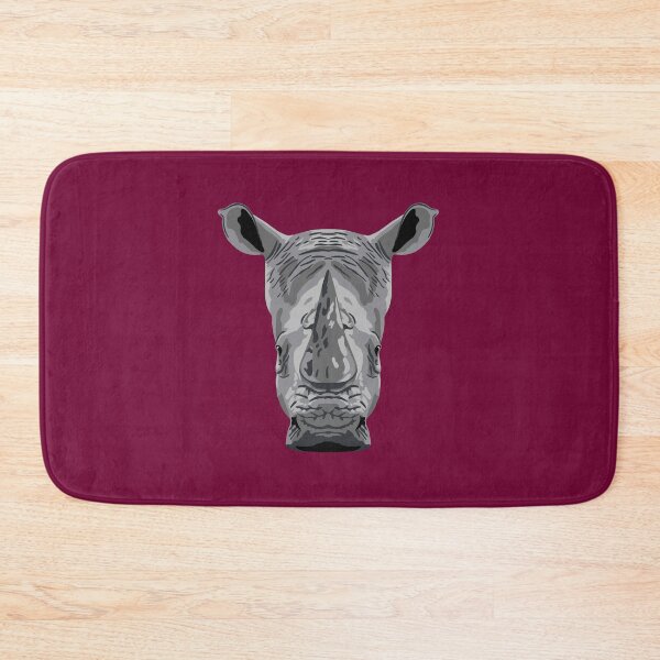 Item preview, White Rhino face designed and sold by GeoCreate.