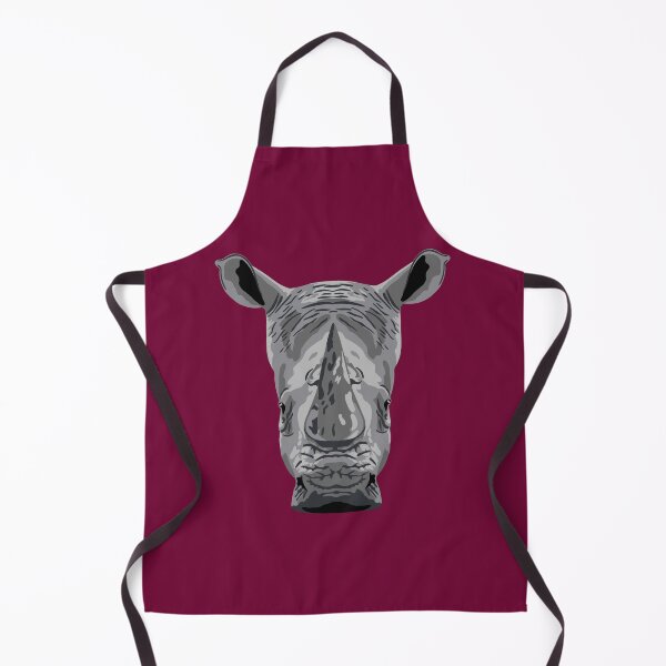 Item preview, White Rhino face designed and sold by GeoCreate.
