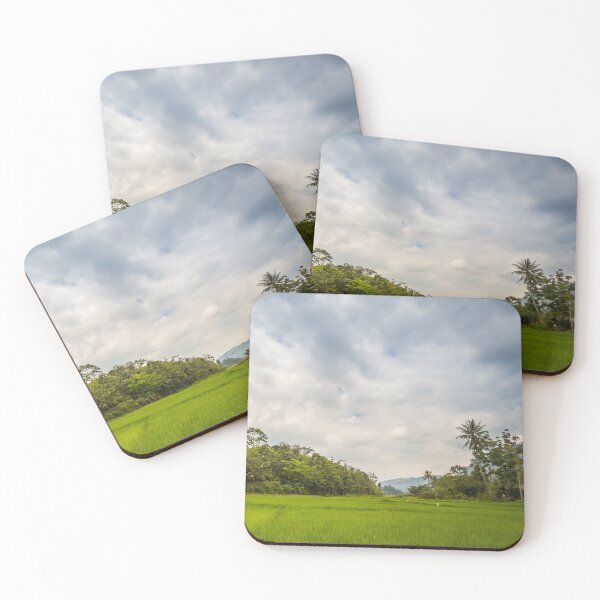 Item preview, A lush green rice paddy on the island of samosir, Lake Toba, Sumatra, Indonesia designed and sold by SnapTPhotograph.