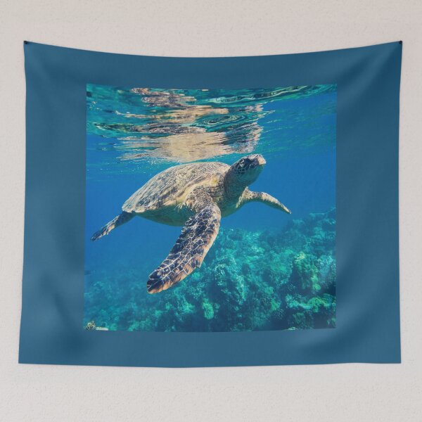 Item preview, sea turtle in underwater designed and sold by Rose791.