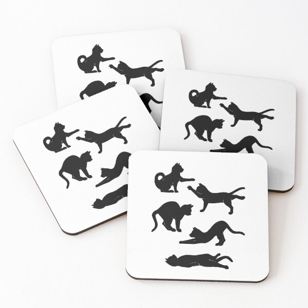 Item preview, Inky Yoga Cats designed and sold by Jeridale.