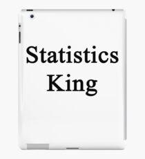 Statistics King iPad Case/Skin