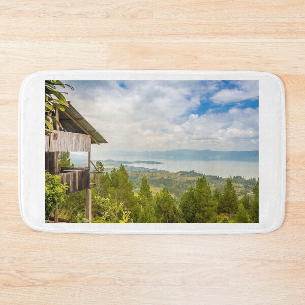 Item preview, A view over the volcanic crater Lake Toba from Samosir Island, Indonesia designed and sold by SnapTPhotograph.