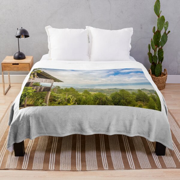 Item preview, A view over the volcanic crater Lake Toba from Samosir Island, Indonesia designed and sold by SnapTPhotograph.