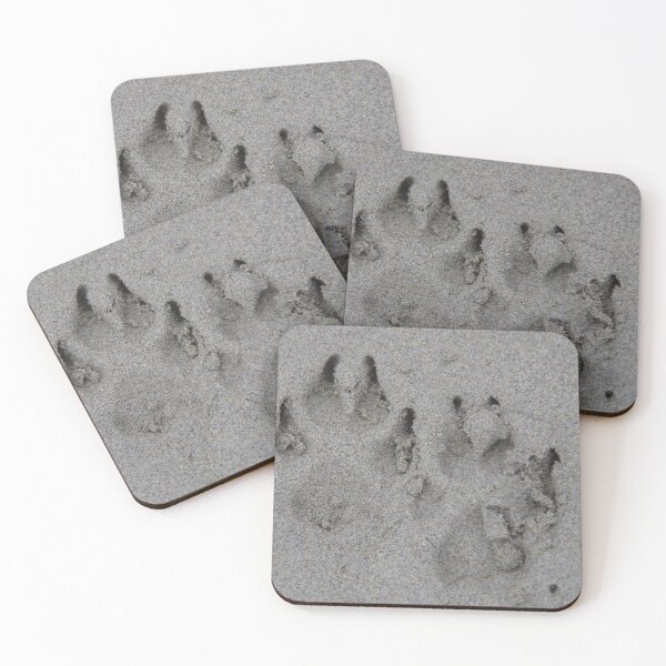 Item preview, Paw Prints In The Sand - Shoalwater Beach, WA designed and sold by lezvee.