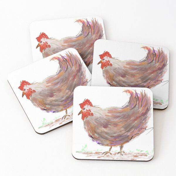 Item preview, Colourful chicken  designed and sold by iancoppack.