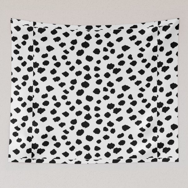 Item preview, Black and white Spotted pattern  designed and sold by Dollfacedesign.