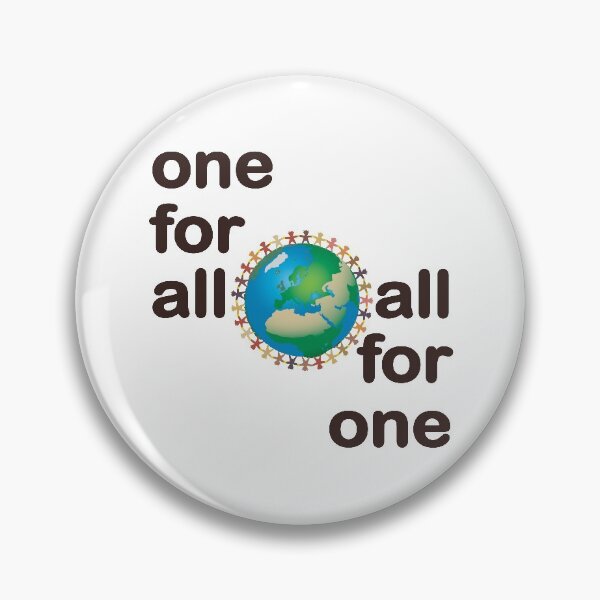 Item preview, Planet Earth: one for all - all for one designed and sold by Line2Rhyme.