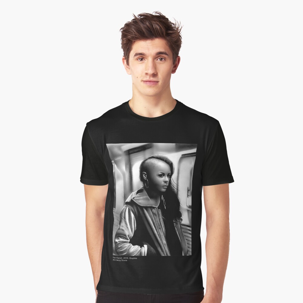 In Transit (Graphite drawing) Graphic T-Shirt