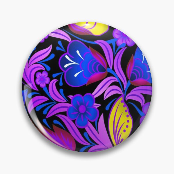 Item preview, khokhloma flower violet designed and sold by Aleks96.