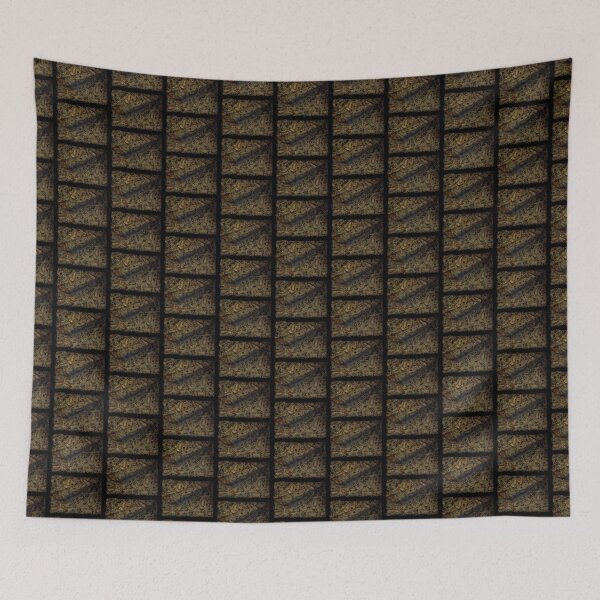 Item preview, Ginger-Brown Thread And Grunge Ditsy Print designed and sold by Capuletdesigns.