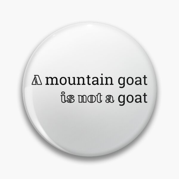Item preview, Mountain Goat designed and sold by Jokertags.