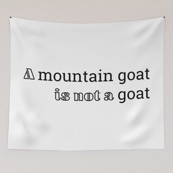 Item preview, Mountain Goat designed and sold by Jokertags.