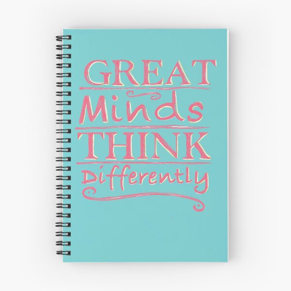 Item preview, Great minds think differently designed and sold by Heidi Wolfenden.
