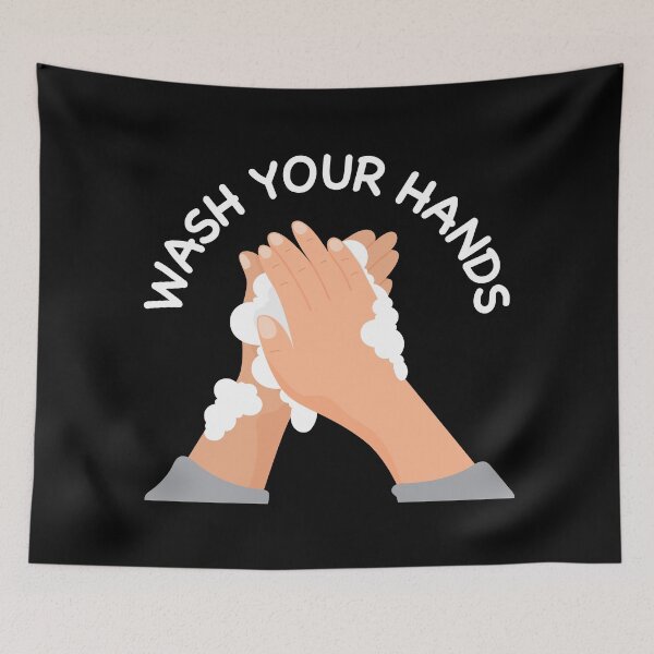 Item preview, WASH YOUR HANDS designed and sold by DRIPPED-STORE.