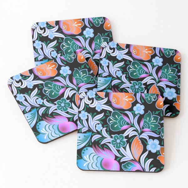 Item preview, khokhloma flower orange designed and sold by Aleks96.