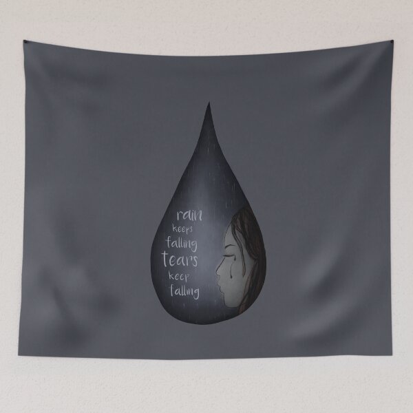 Item preview, Rain keeps falling designed and sold by pancakeslove.