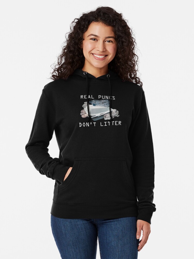 Alternate view of Dystopian Detritals (Oil painting) Lightweight Hoodie