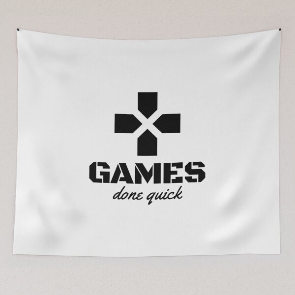 Item preview, Games done quick black designed and sold by kyds.