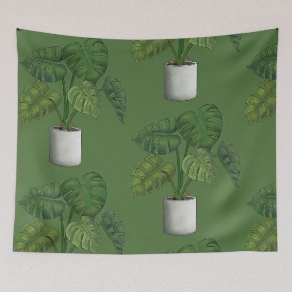 Item preview, Monstera Deliciosa Illustration designed and sold by gemmaelaineart.