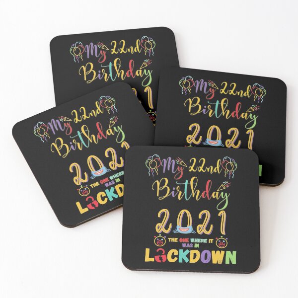 Item preview, 22nd Birthday The One Where It Was In Lockdown 2021 designed and sold by amchtakkosa1.