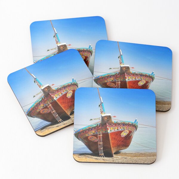 Item preview, colourful desi boat designed and sold by JaneVictoria.
