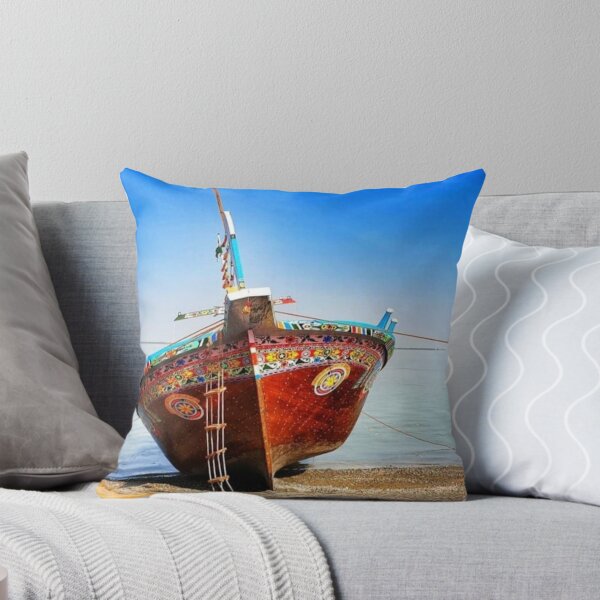 Item preview, colourful desi boat designed and sold by JaneVictoria.