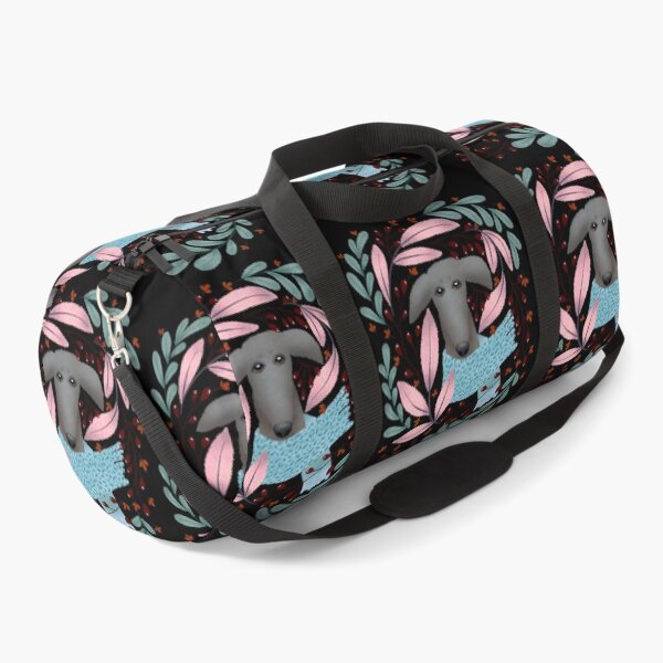 Item preview, Gray Whippet in Florals designed and sold by Dottadesigns.