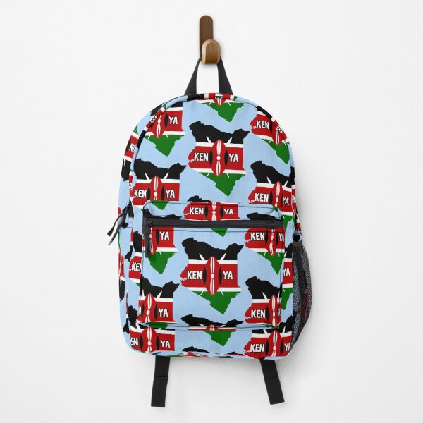 Item preview, Kenya flag and map designed and sold by Travellerz.