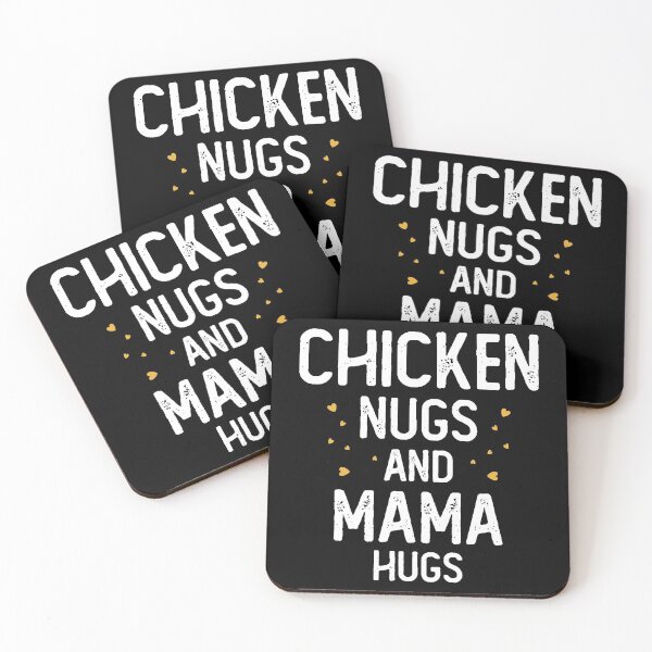 Artikelvorschau, Chicken Nugs und Mama Hugs Lustiges Chicken Nugget Fast Food Liebhaber Geschenk entworfen und verkauft von xtocky.