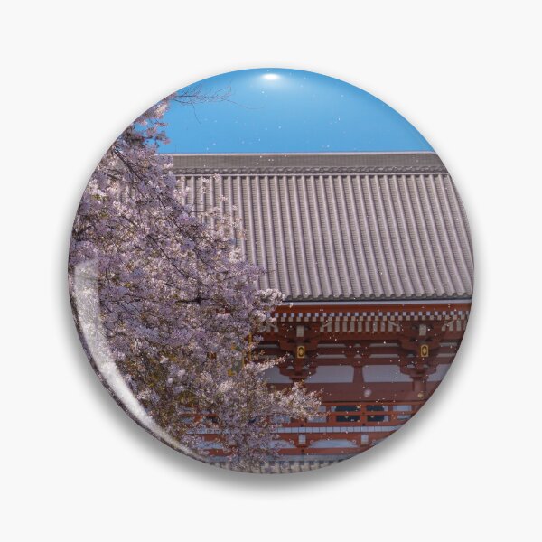 Item preview, Sensoji in Tokyo during Sakura Cherry Blossom Season designed and sold by JapanTees.
