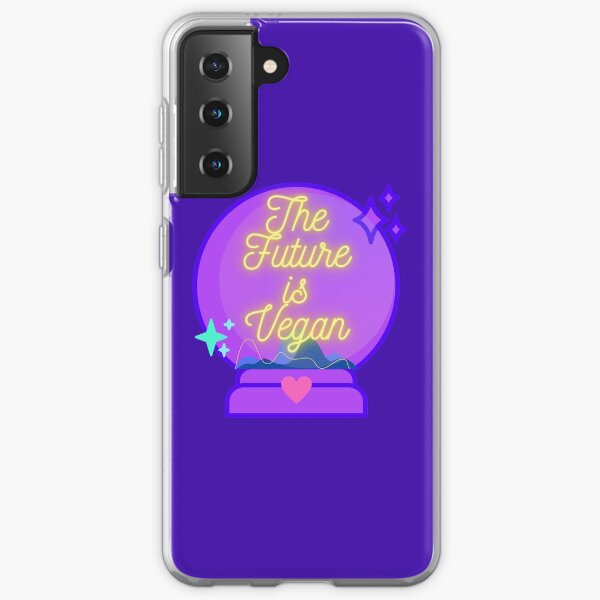 The Future is Vegan Cute Pastel Magical Mystical Crystal Ball Samsung Galaxy Soft Case
