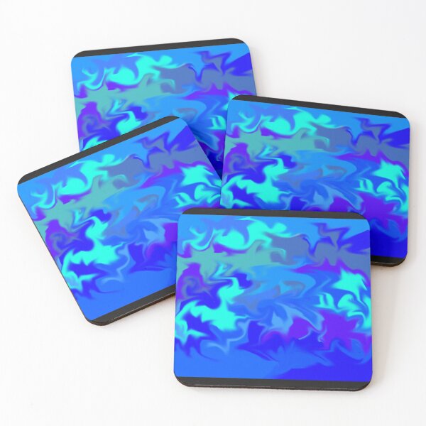 Item preview, Lovely Beautiful Blue Colored Pattern designed and sold by The-overthinker.