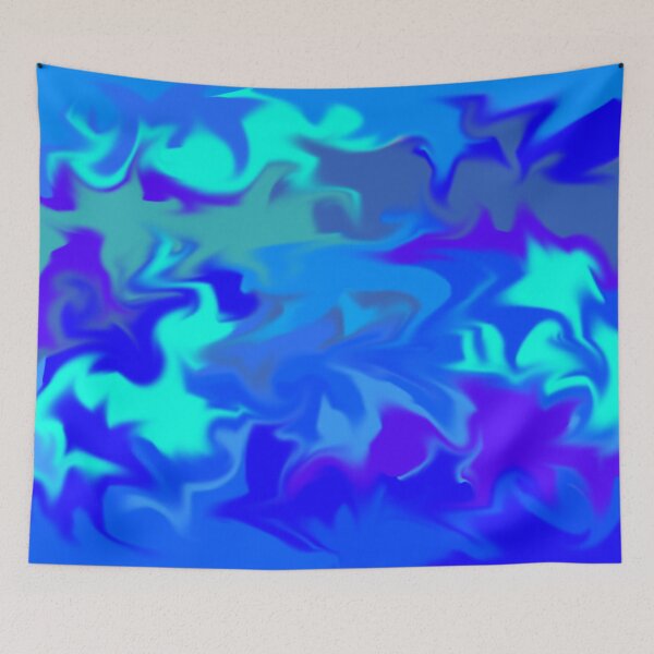 Item preview, Lovely Beautiful Blue Colored Pattern designed and sold by The-overthinker.