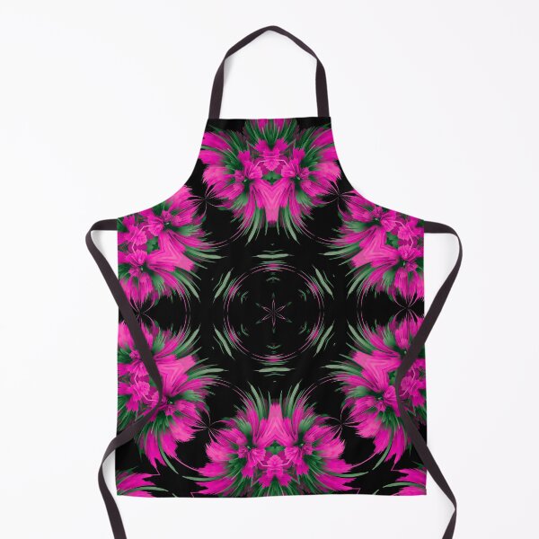 Item preview, fuchsia pink floral mandala designed and sold by haroulita.