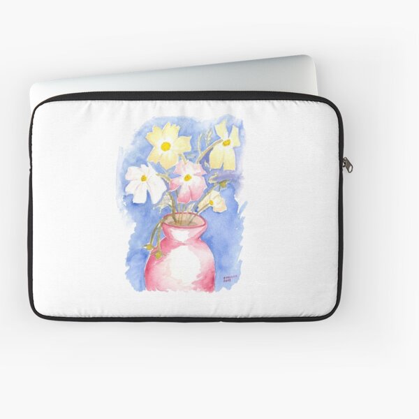 Cosmos in Vase Laptop Sleeve