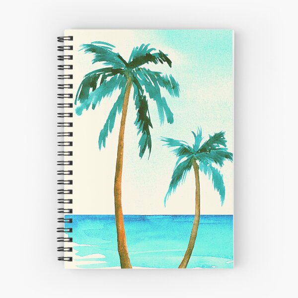 Item preview, palm trees beach art bruss designed and sold by cutecrazytshirt.
