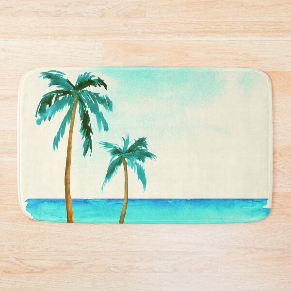 Item preview, palm trees beach art bruss designed and sold by cutecrazytshirt.