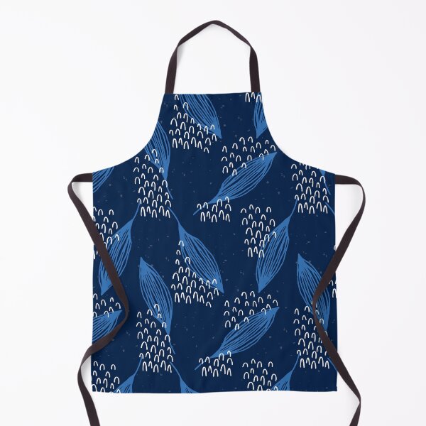 Item preview, Seamless Pattern with Leaf Blue Color designed and sold by Kriti Rastogi.