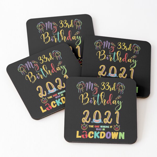 Item preview, 33rd Birthday The One Where It Was In Lockdown 2021 designed and sold by amchtakkosa1.