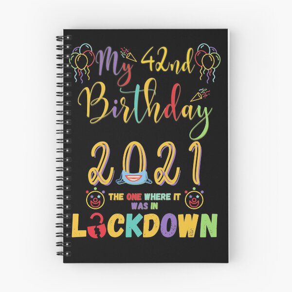 Item preview, 42nd Birthday The One Where It Was In Lockdown 2021 designed and sold by amchtakkosa1.